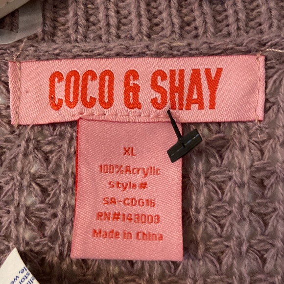 Coco & Shay Women’s Cardigan size XL brand new with tag length 37” bust 40” - Picture 3 of 12